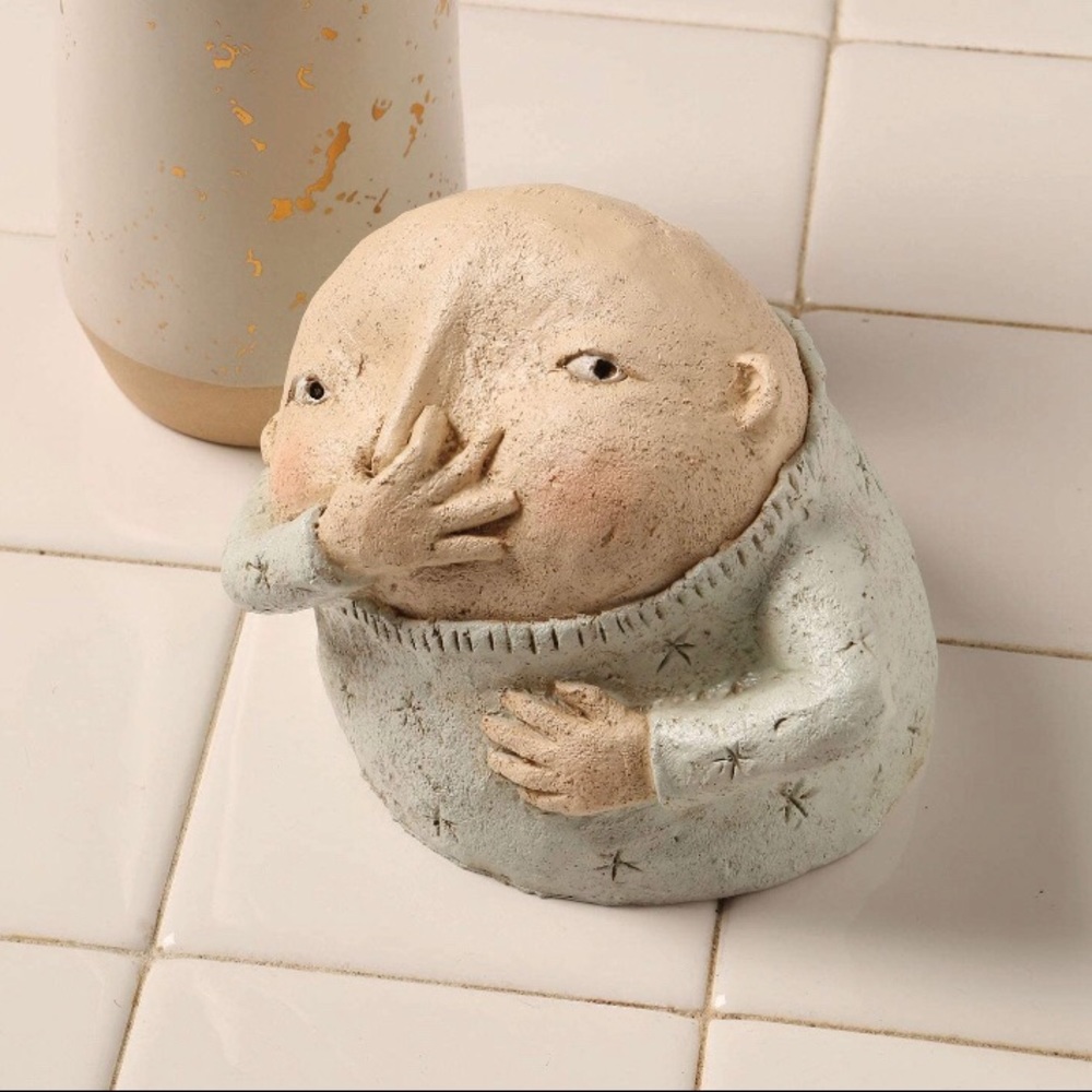 ART & ARTIFACT - Boy Holding Nose Sculpture